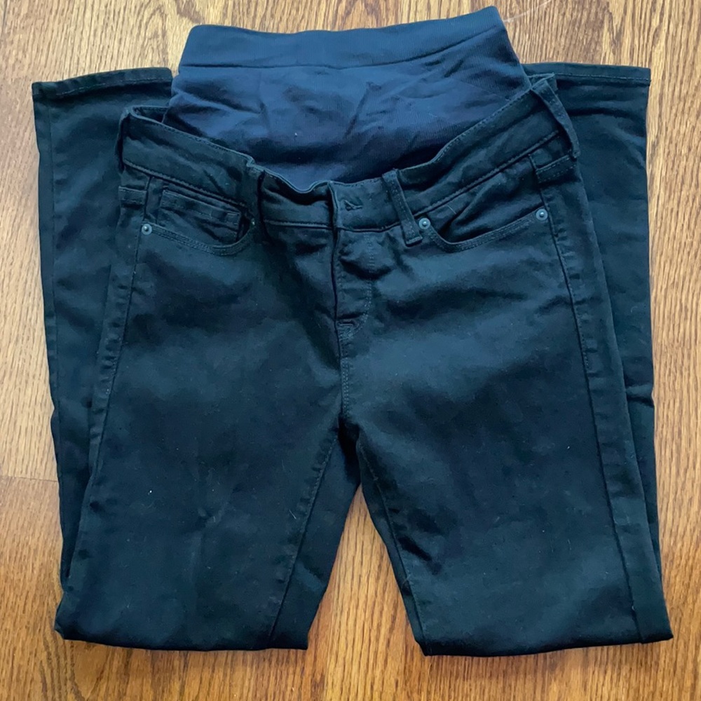 BLANQI postpartum black denim jeans